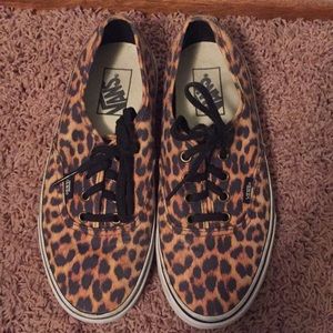 Cheetah print Vans